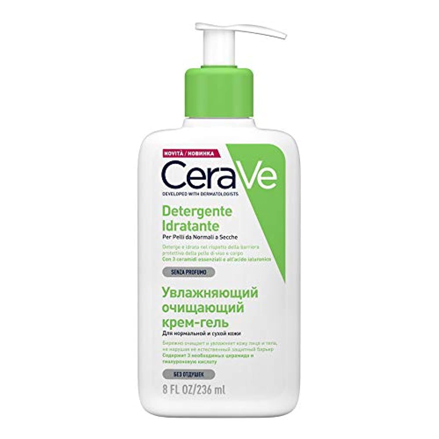 Detergente hidratante de Cerave 236 ml