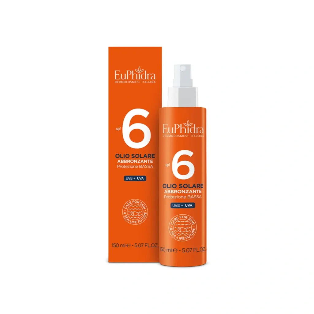 Product image - euphidra-olio-solare-spf6-abbronzante-150ml-941495374-1024.webp