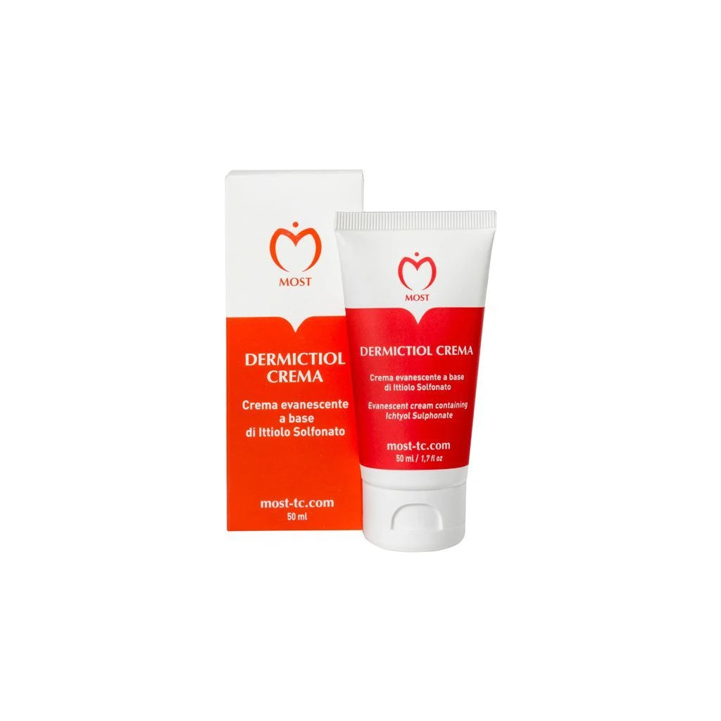 MOST Dermictiol Cream Ichthyol Sulphonate 50ml | Soothing Skin Treatment