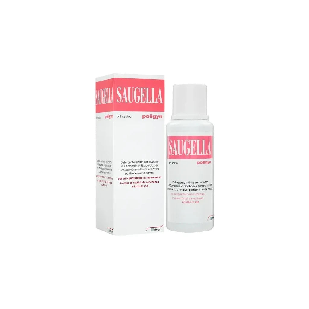 Saugella Poligyn pH-neutraler Intimwaschmittel 250ml - Beruhigend & Feuchtigkeitsspendend