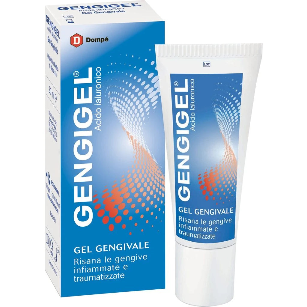 GENGIGEL Gingival Gel with Hyaluronic Acid 20ml | Relieves Inflamed Gums