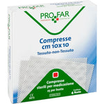 Profar Sterile Non-Woven Gauze Pads 10x10cm - 100 Pcs for First Aid & Wound Care
