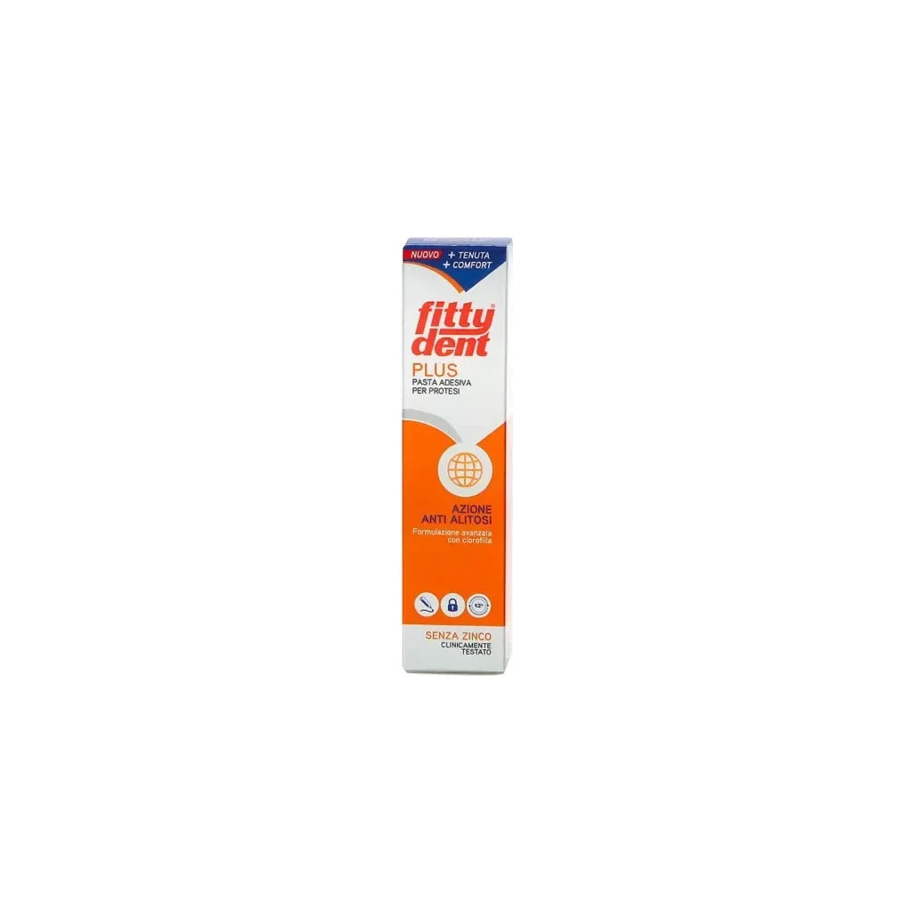 Fittydent Plus Denture Adhesive Zinc-Free | Strong Hold Anti-Halitosis