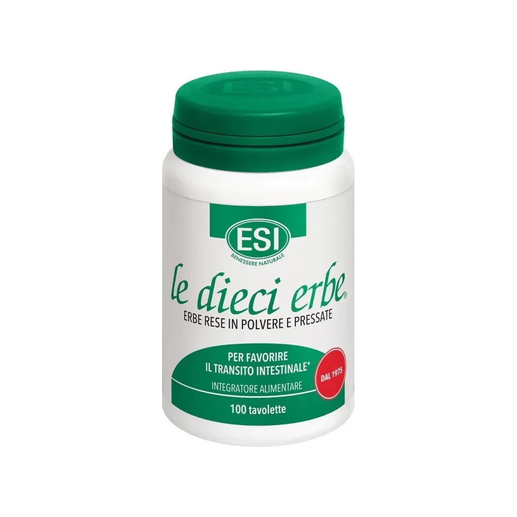ESI The Ten Herbs 100 Tablets Natural Intestinal Transit Supplement