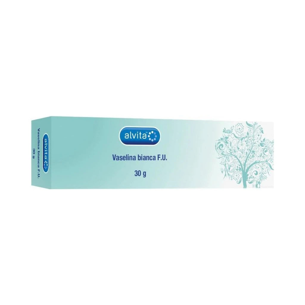 Alvita White Petroleum Jelly U.S.P. 30g - Protective & Moisturizing Ointment