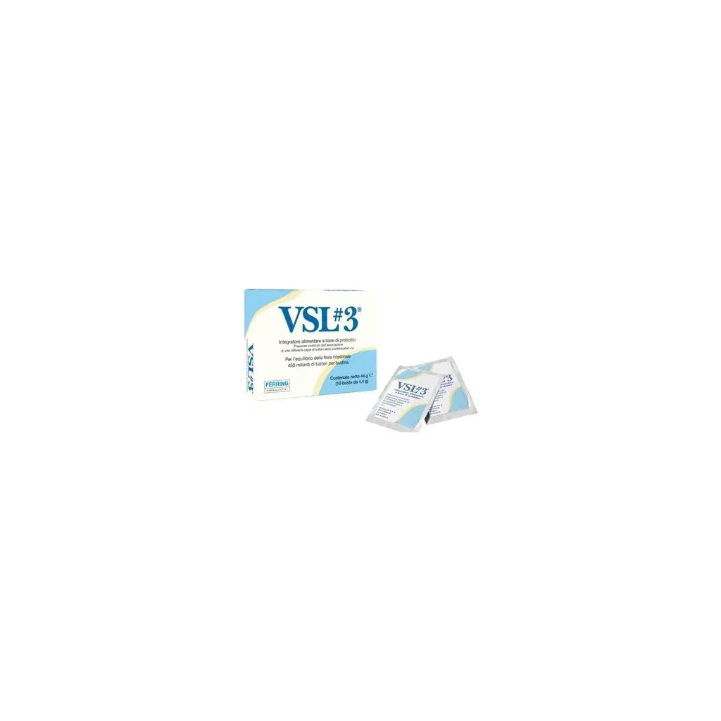 VSL3 Probiotic Supplement for Gut Flora Balance - 10 Sachets