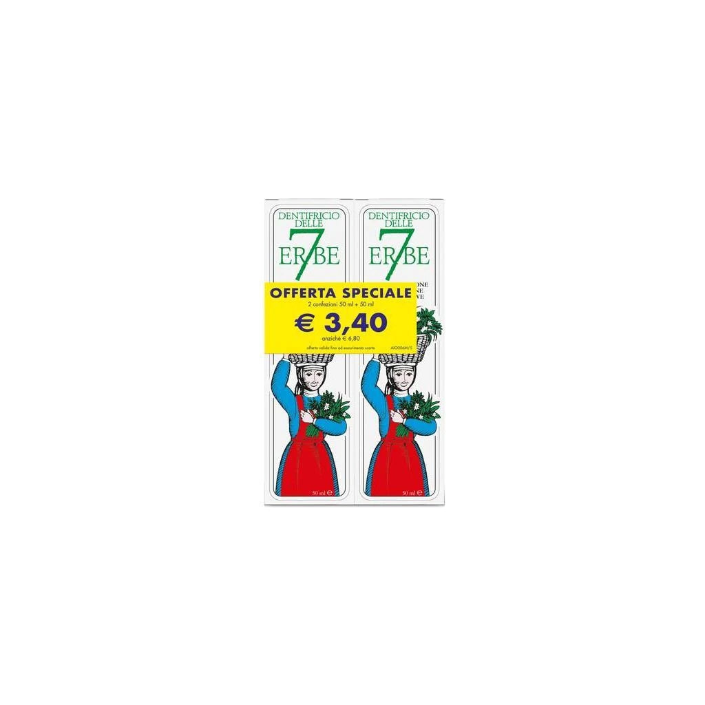 Pasta Dental 7 Hierbas ZETA FARMACEUTICI - Oferta Especial 2x50ml