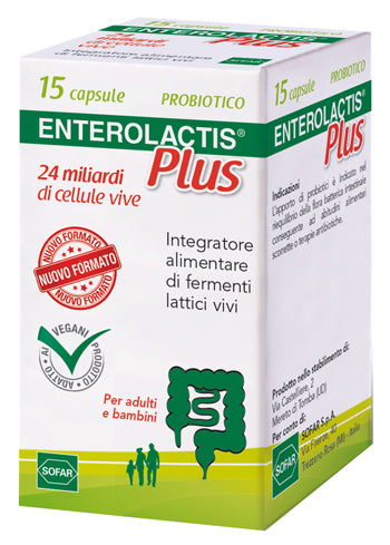 Enterolactis más 15 cápsula