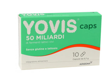 Cápsula de cápsulas de yovis 10