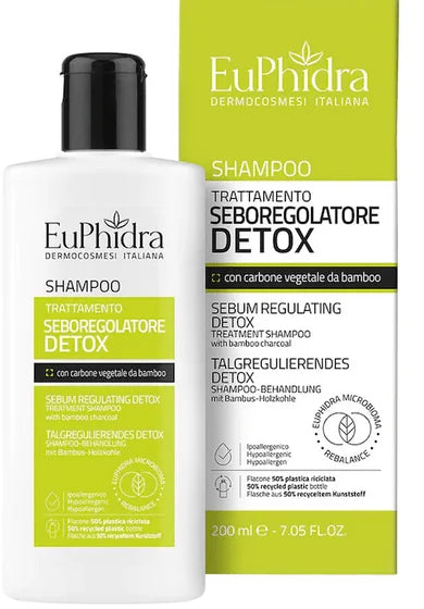 Euphidra Shampoo Seboregolatore Detox 200 ml