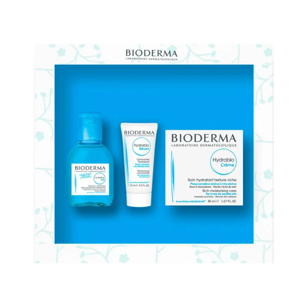 Box Bioderma Hydrabio - cremas + H2O + suero