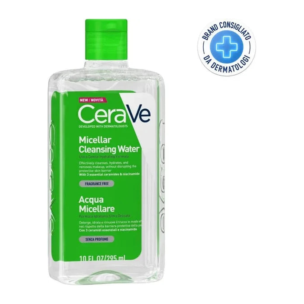 CeraVe Micellar Cleansing Water 296ml - Gentle Hydrating Makeup Remover