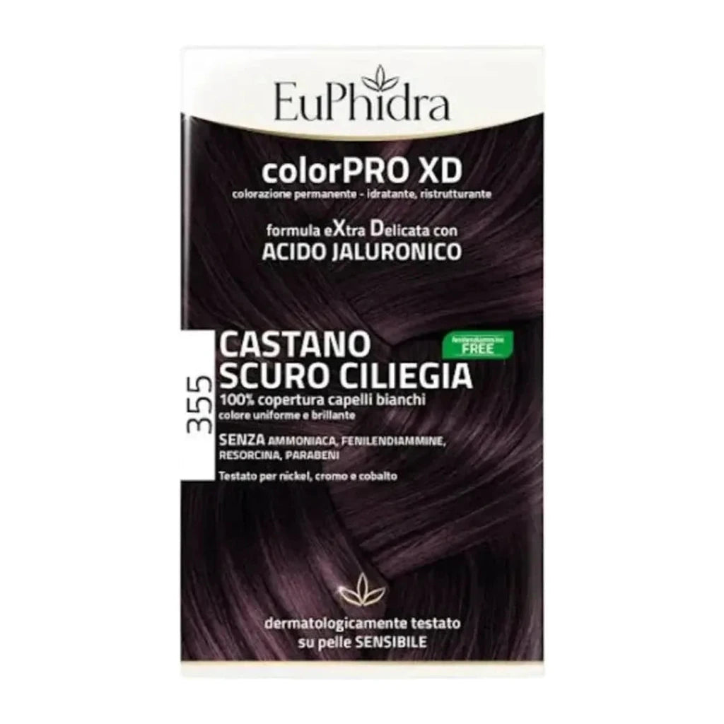 EUPHIDRA COLOR PRO XD 355 Castan de cerise foncé