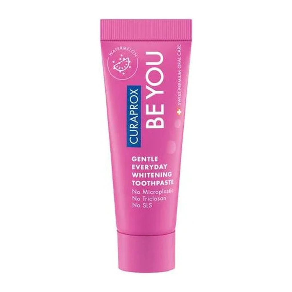 Curaprox Be You Gentle Whitening Toothpaste Watermelon 10ml | Microplastic-Free