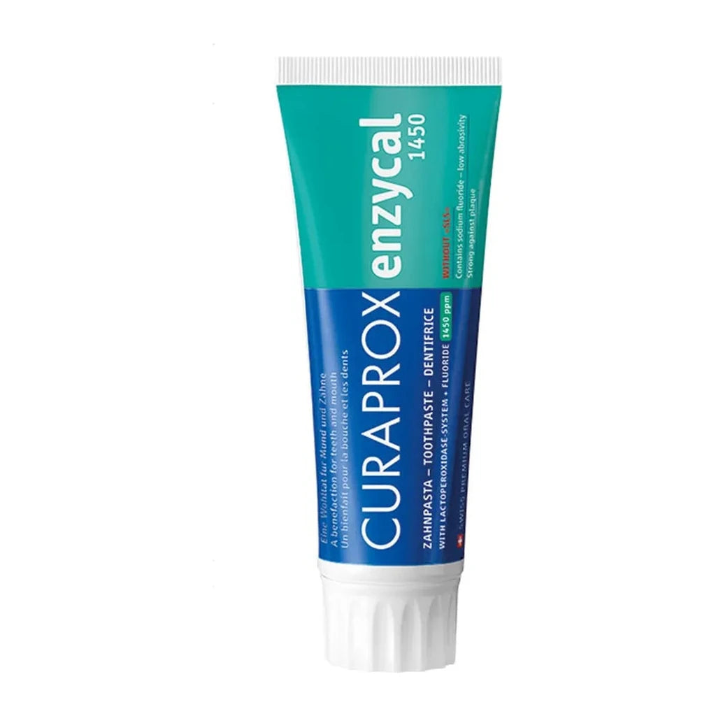 Curaprox Enzycal 1450 Toothpaste Fluoride SLS-Free 75ml