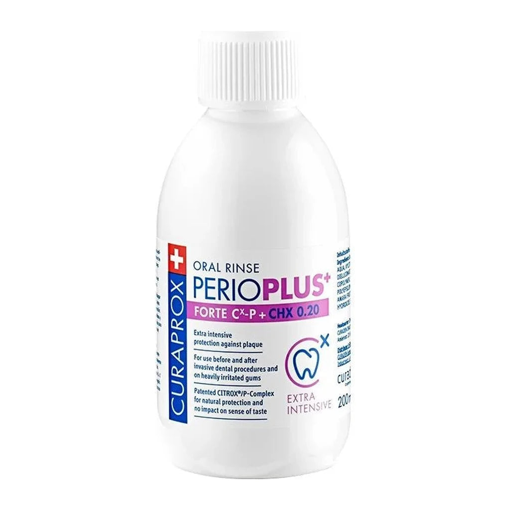 Curaprox PerioPlus+ Forte 0.20% CHX Oral Rinse | Intensive Gum Protection