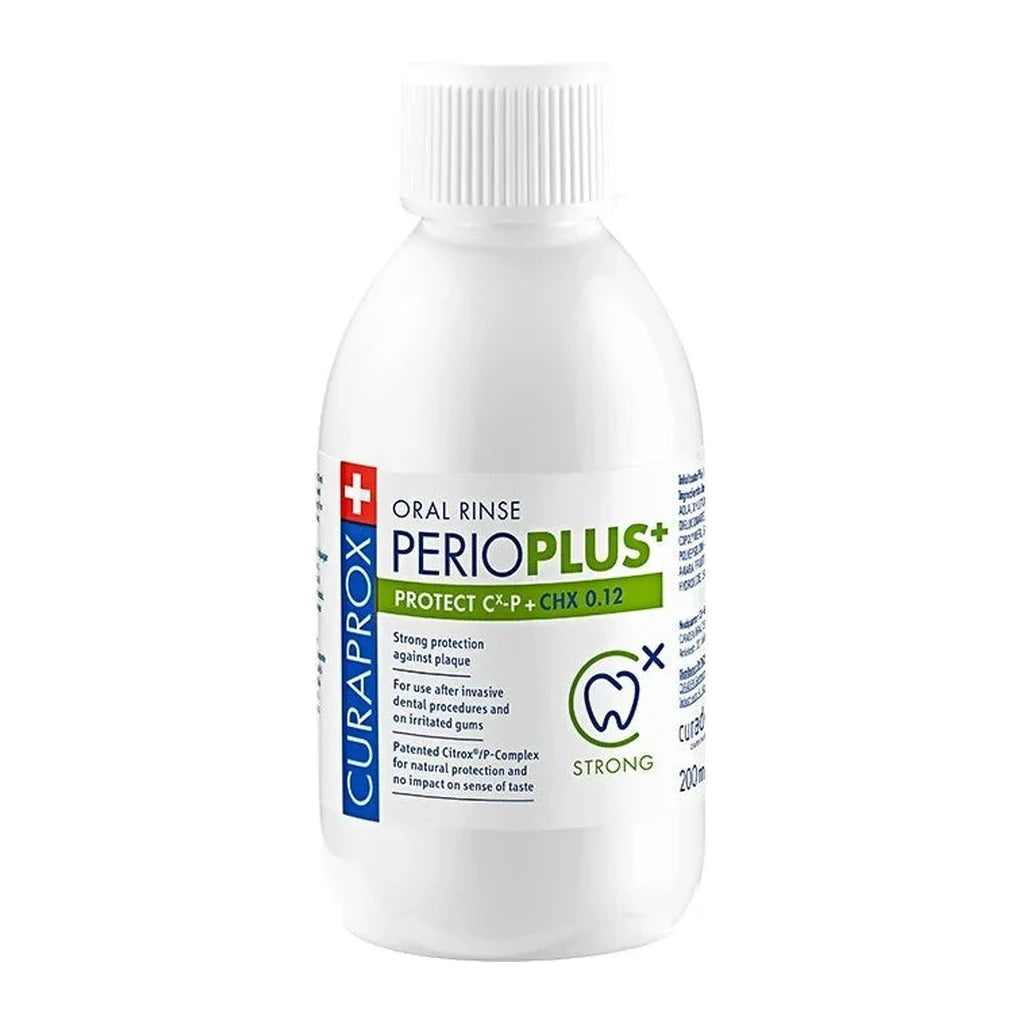Curaprox PerioPlus+ Protect CHX 0.12% Oral Rinse | Plaque & Gum Protection