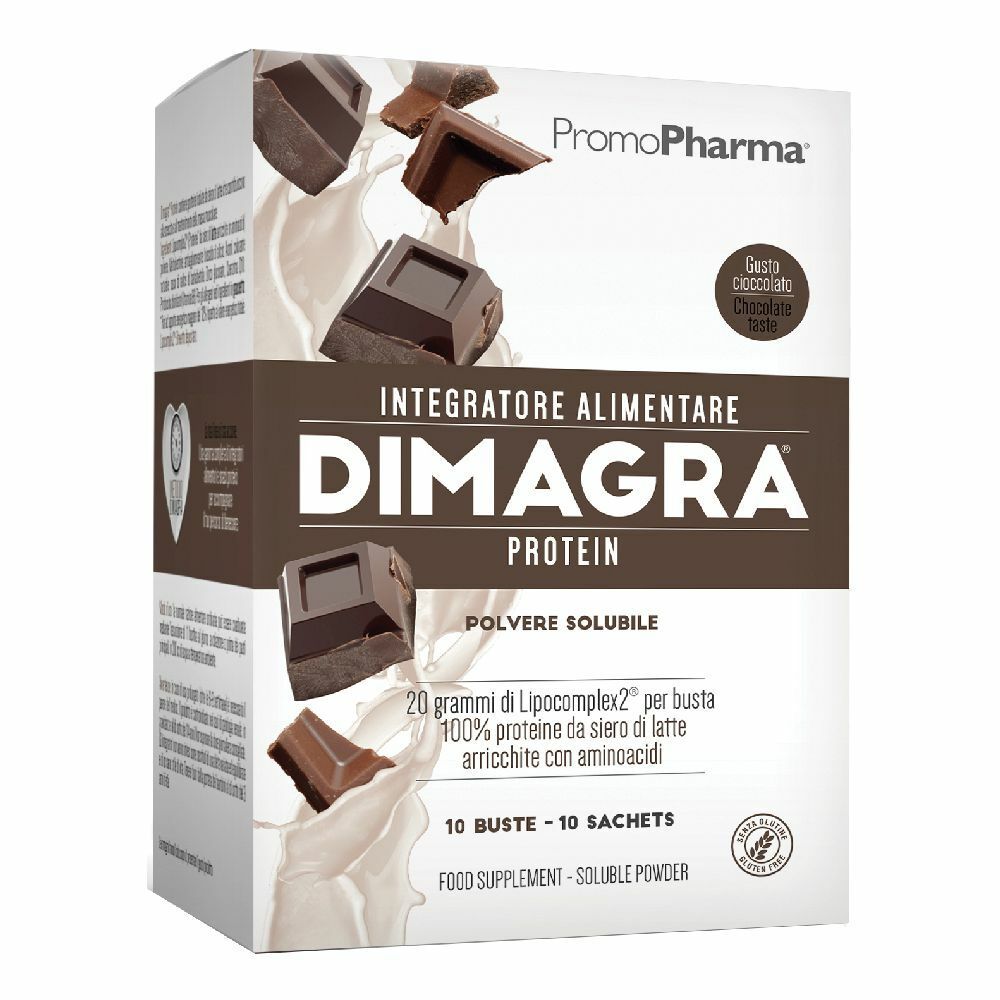 Dimagra -Proteinschokolade - 10 Umschläge 22G