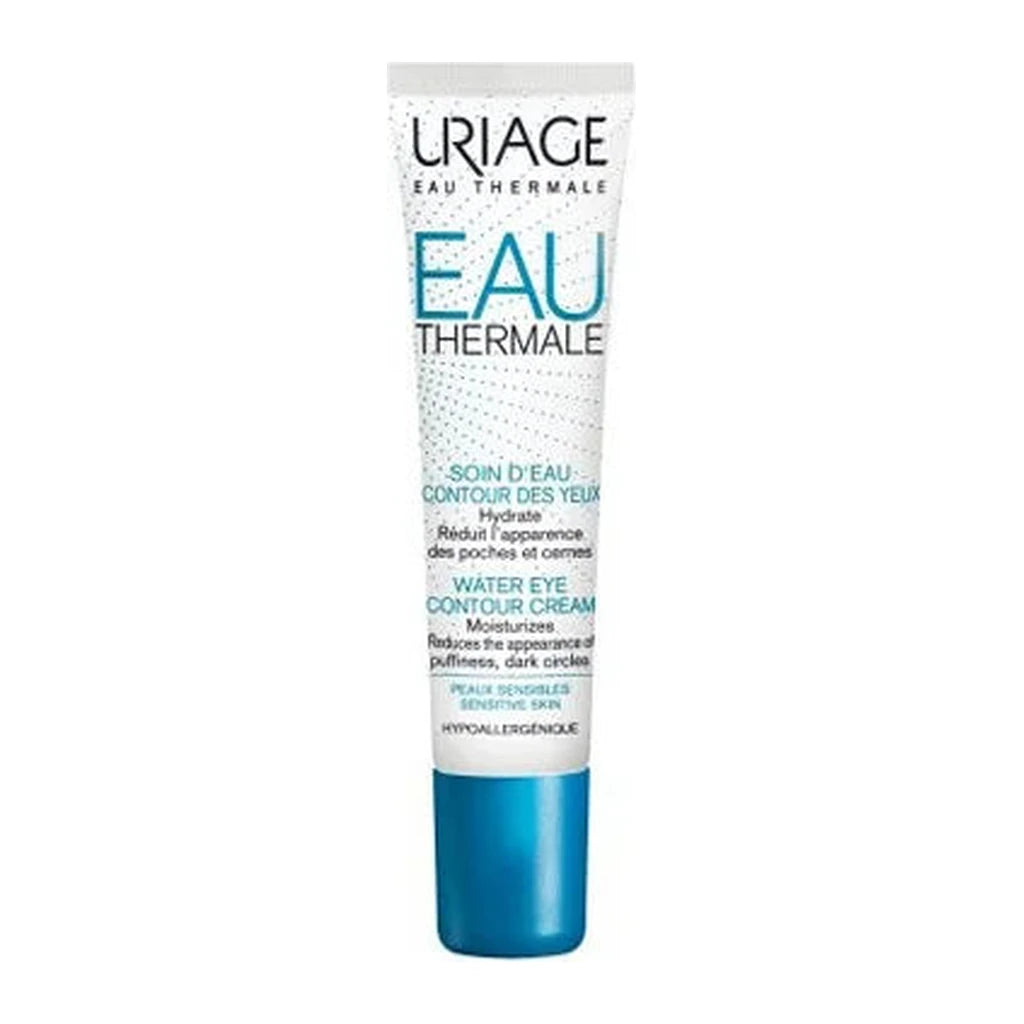 Uriage Eau Thermale Water Eye Contour Cream - Hydrating, Anti-Puffiness & Dark Circles for Sensitive Skin