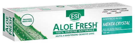 Aloe fresco Menta Crystal 100 ml de pasta de dientes