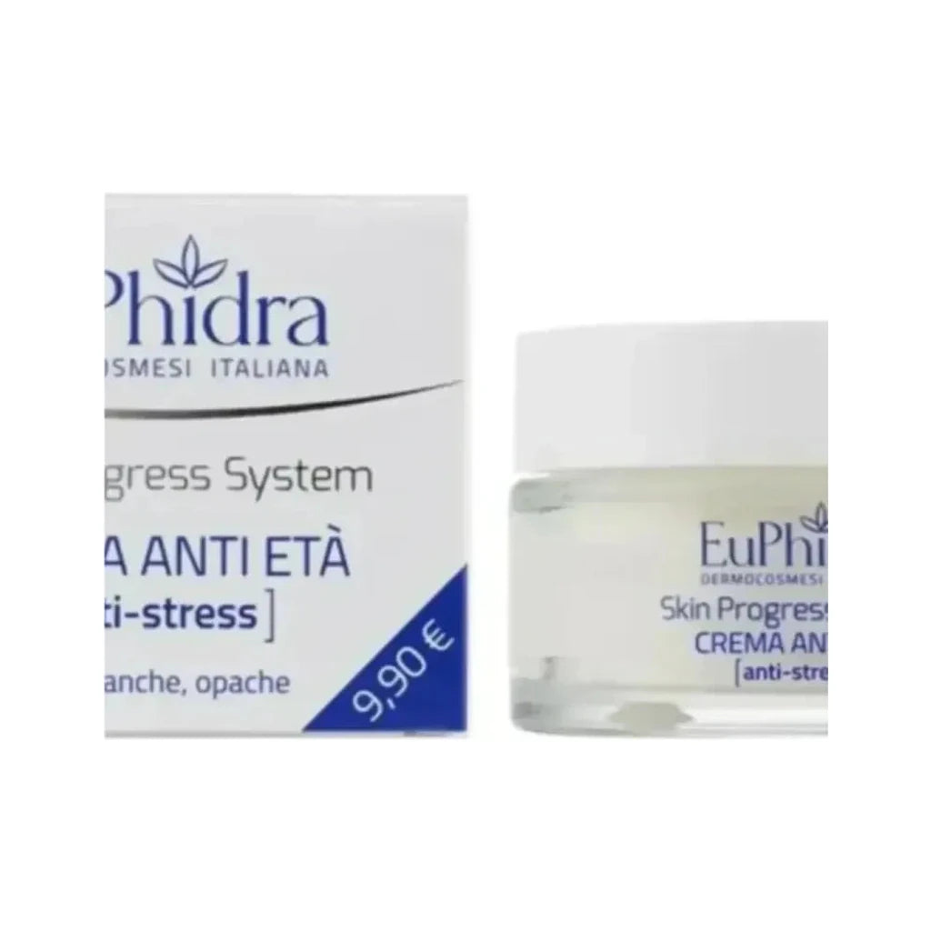 Système de progrès de la peau d'Euphidra Crema anti-stress 40 ml