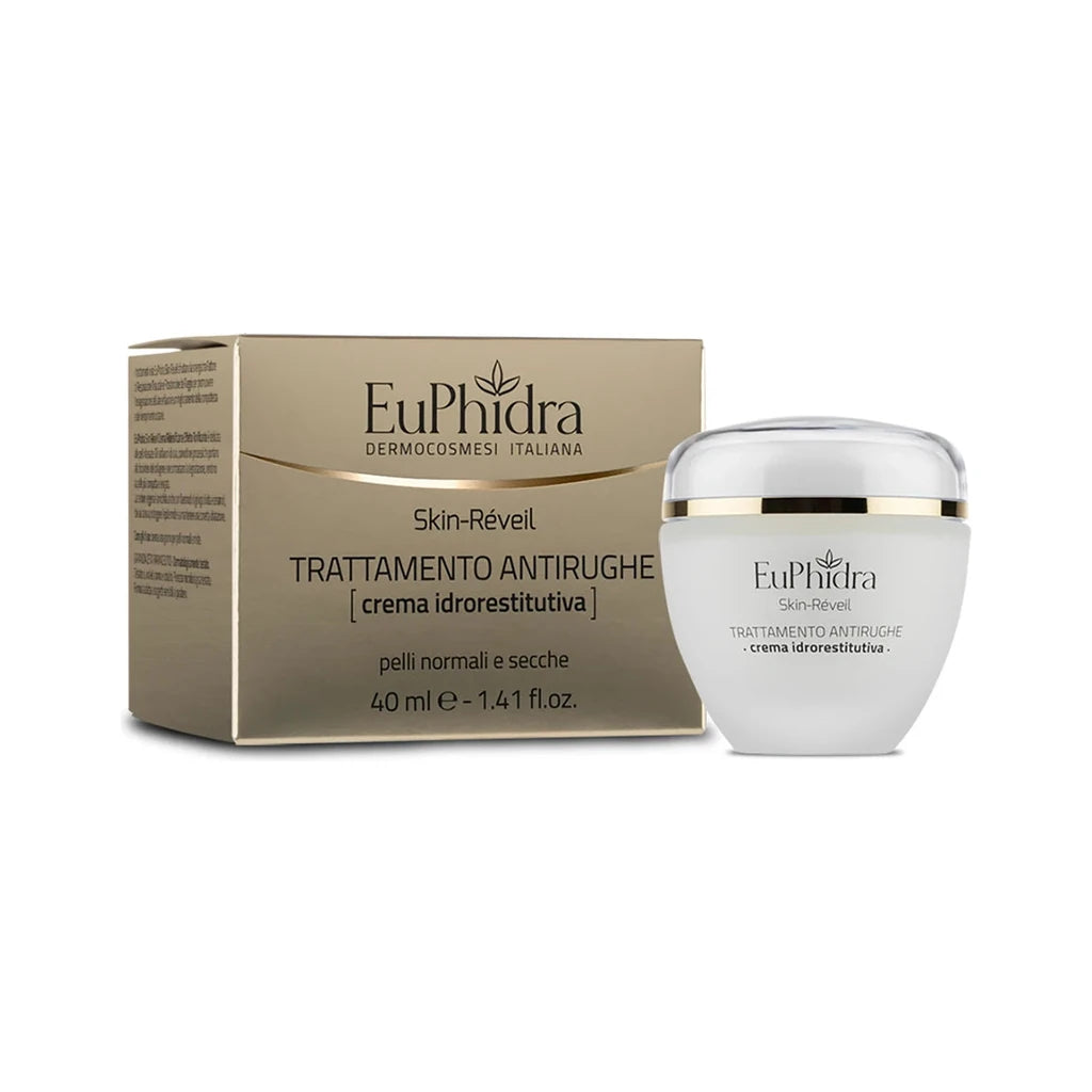 Euphidra Skin-Réveil Anti-Wrinkle Hydro-Restorative Cream | Normal to Dry Skin 40ml