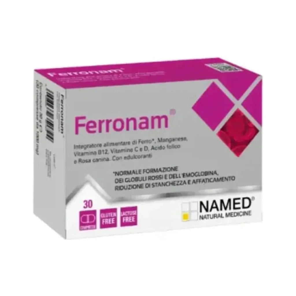Ferronam 30Cpr - Riduce Stanchezza e Affaticamento – DermaDea