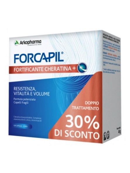 Fortificante ForCapil + Cheratin 120 Cápsula