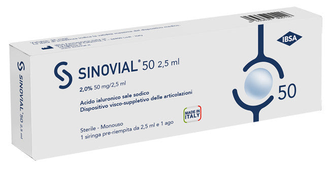 SINOVIAL 50 siringa intra-art 2%