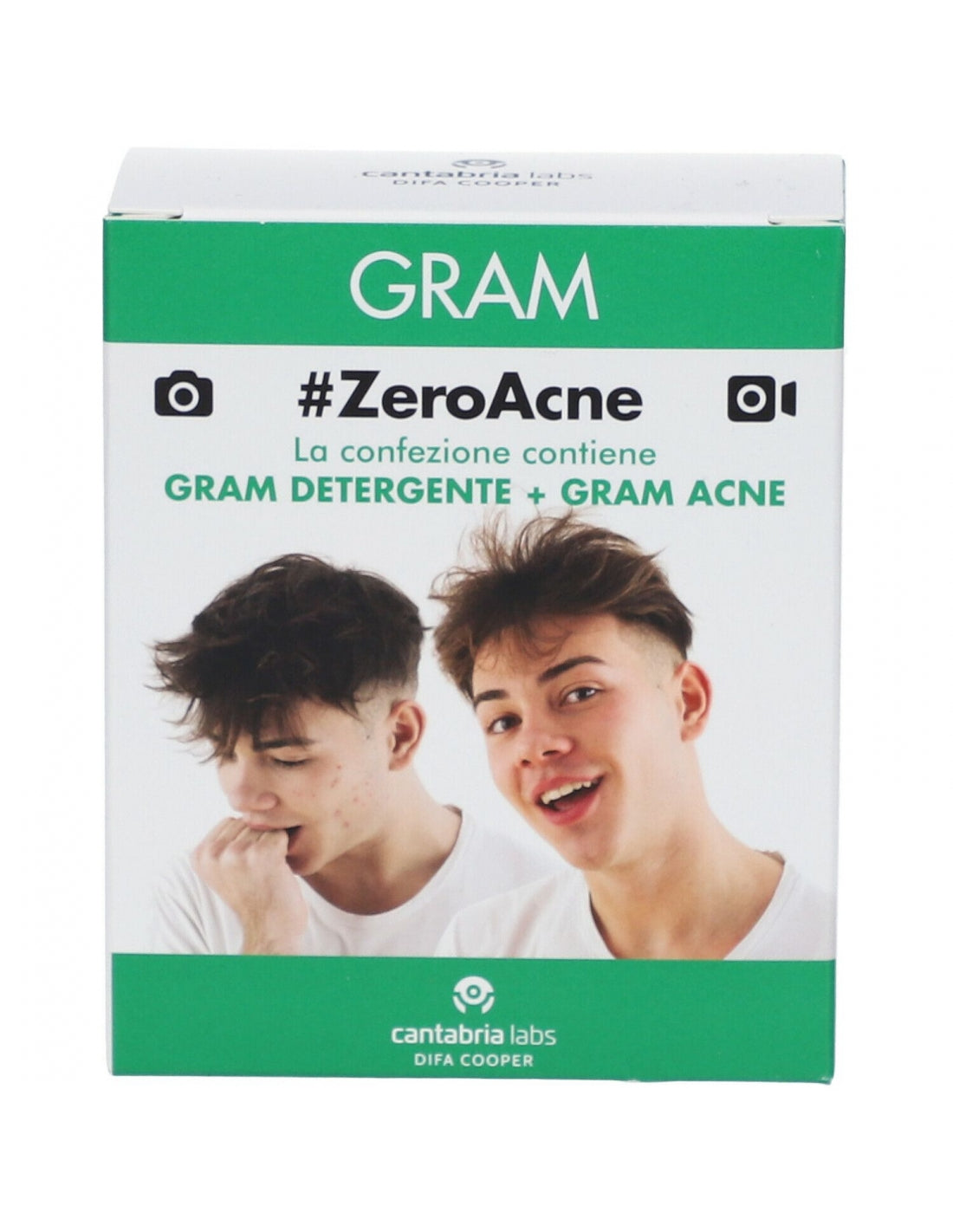 Gram cero acné gramo detergente+gramo de acné