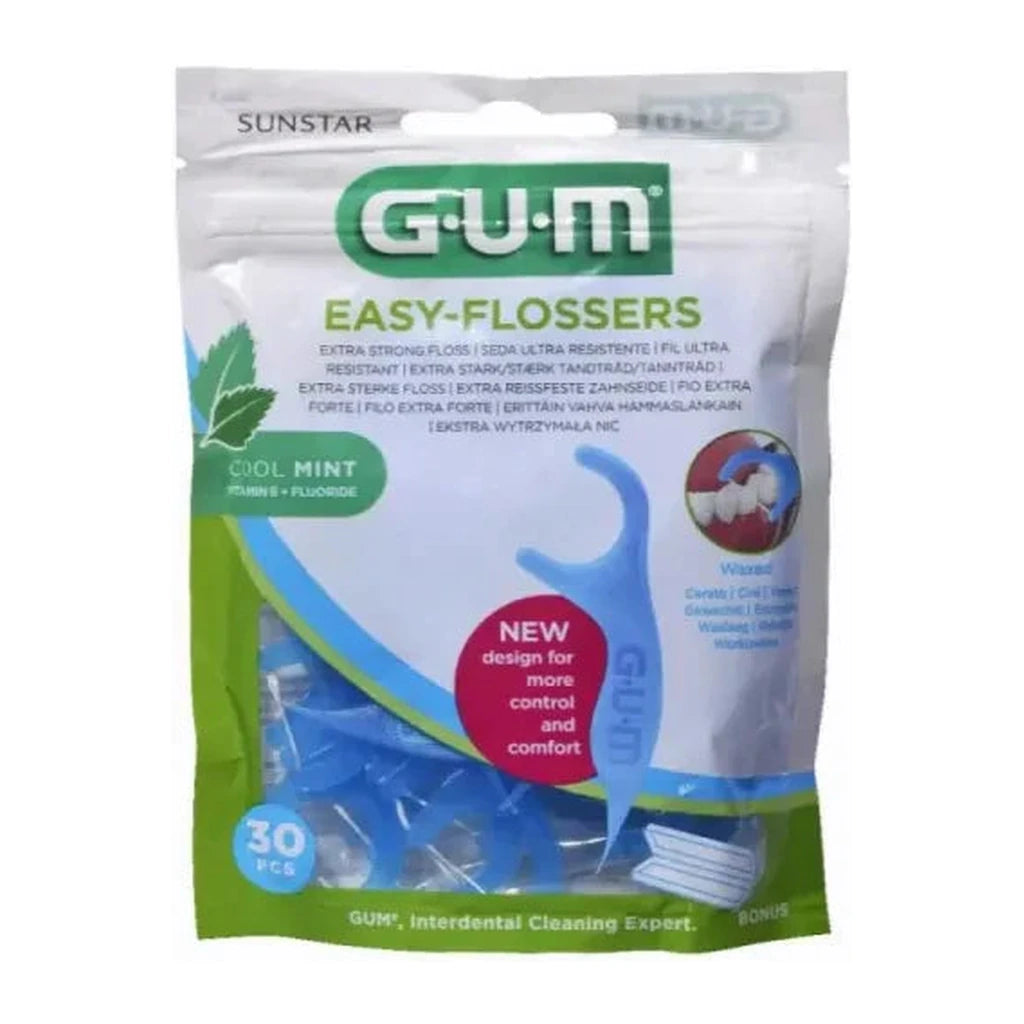 GUM EASY FLOSSERS FORCELLA30PZ