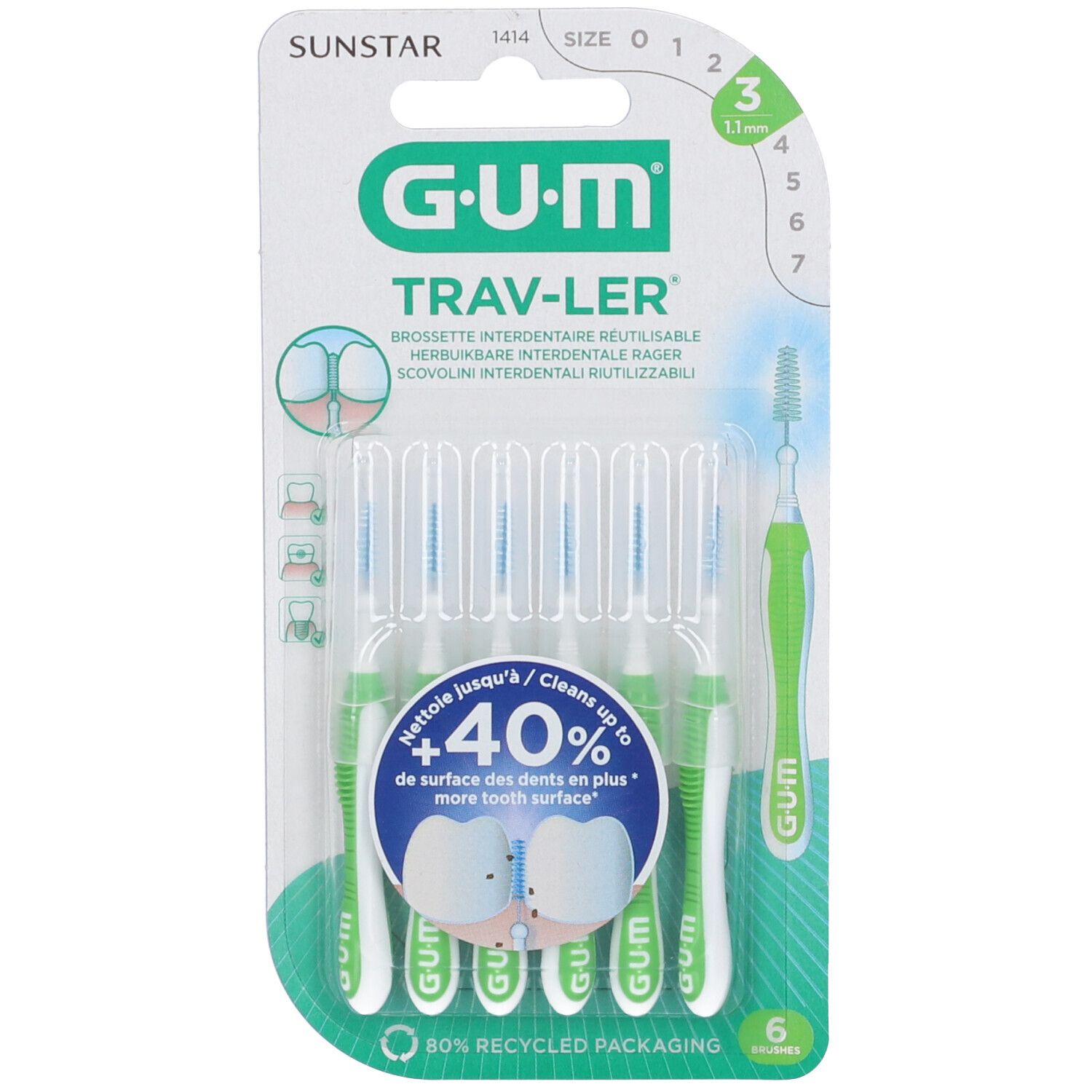GUM TRAV-LER 1,1 SCOVOLINO PRO (Copy)