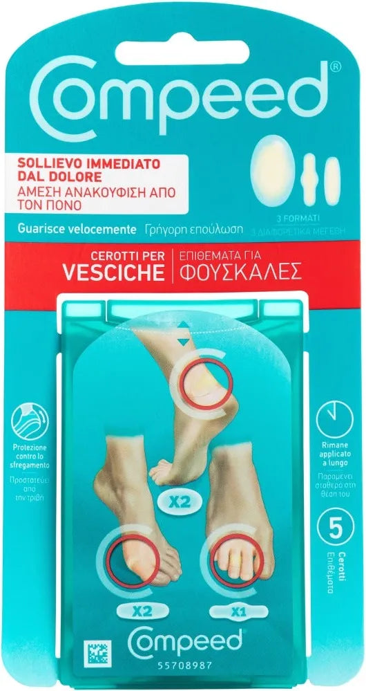 First Aid Only – Cerotti Per Vesciche 6 Pezzi | Idrogel Trasparente, Lenitivo E Idrorepellente