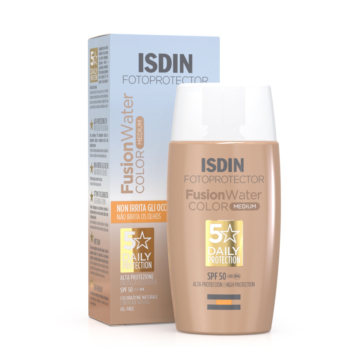 ISDIN FUSION WATER COLOR MEDIUM 50ML