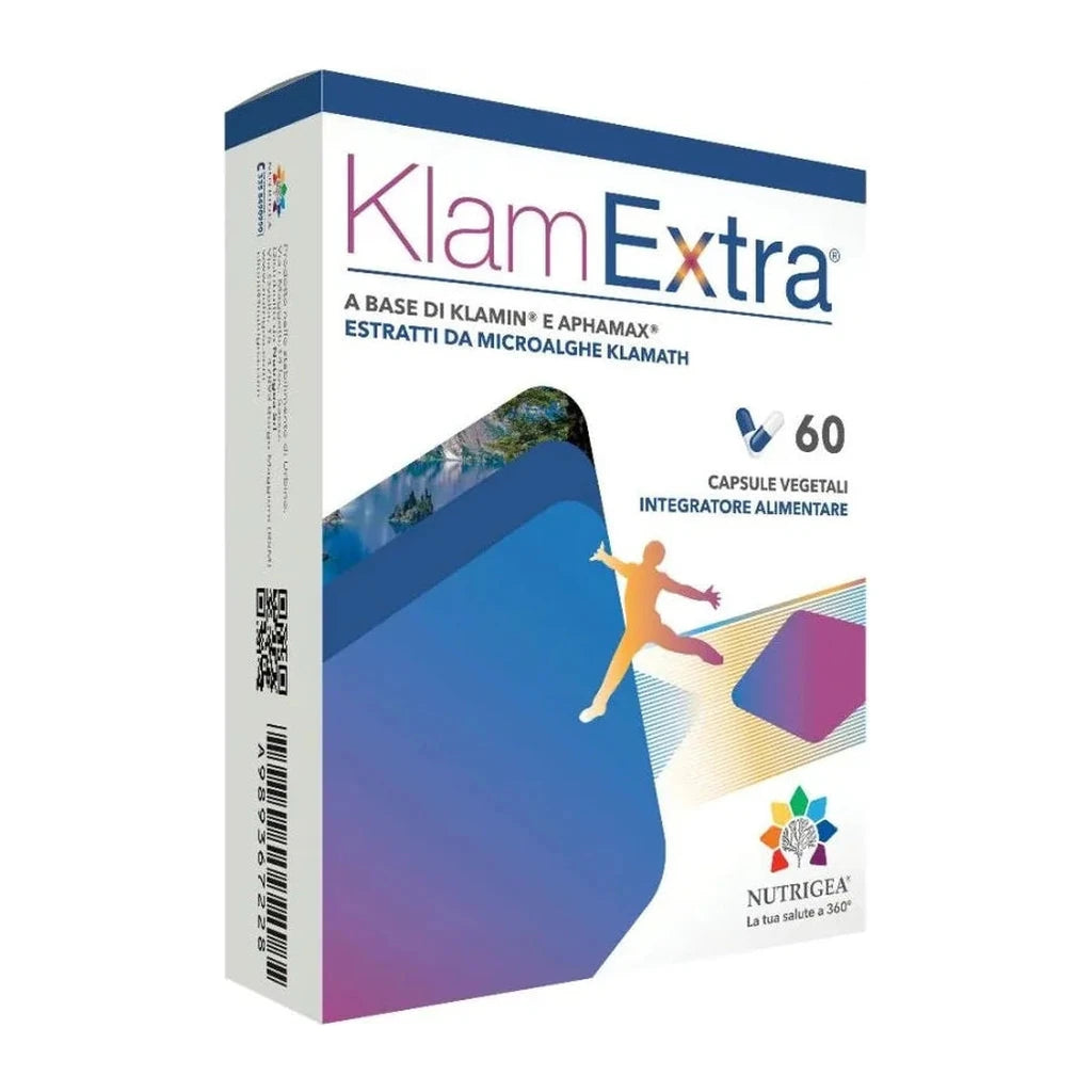 KlamExtra Klamath Mikroalgen Nahrungsergänzung 60 Kapseln NUTRIGEA