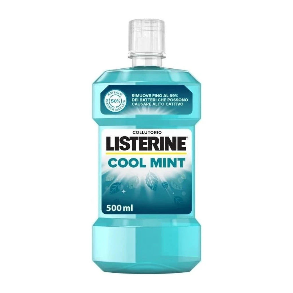 Listerine Mundspülung Cool Mint 500ml - Frischer Atem, Umfassender Schutz