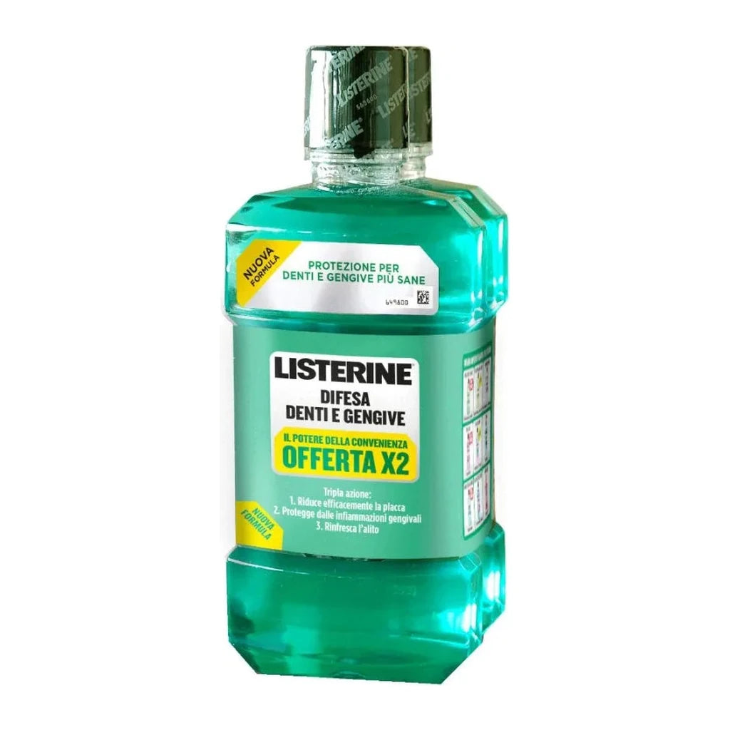 Listerine Zahn- & Zahnfleischschutz Mundspülung - Doppelpack (Neue Formel)