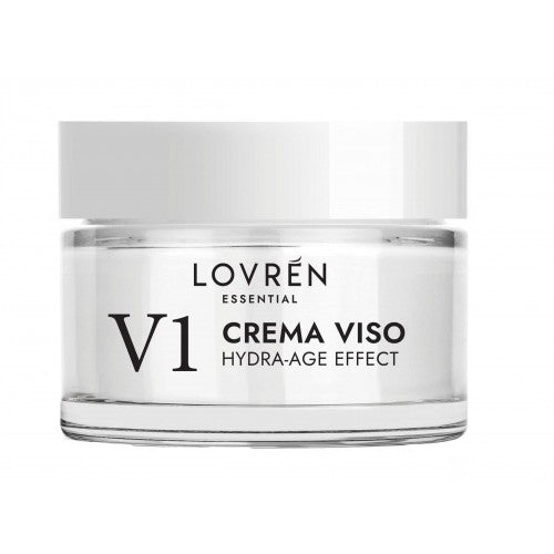 Efecto hidratante de crema facial Lovren V1 30 ml