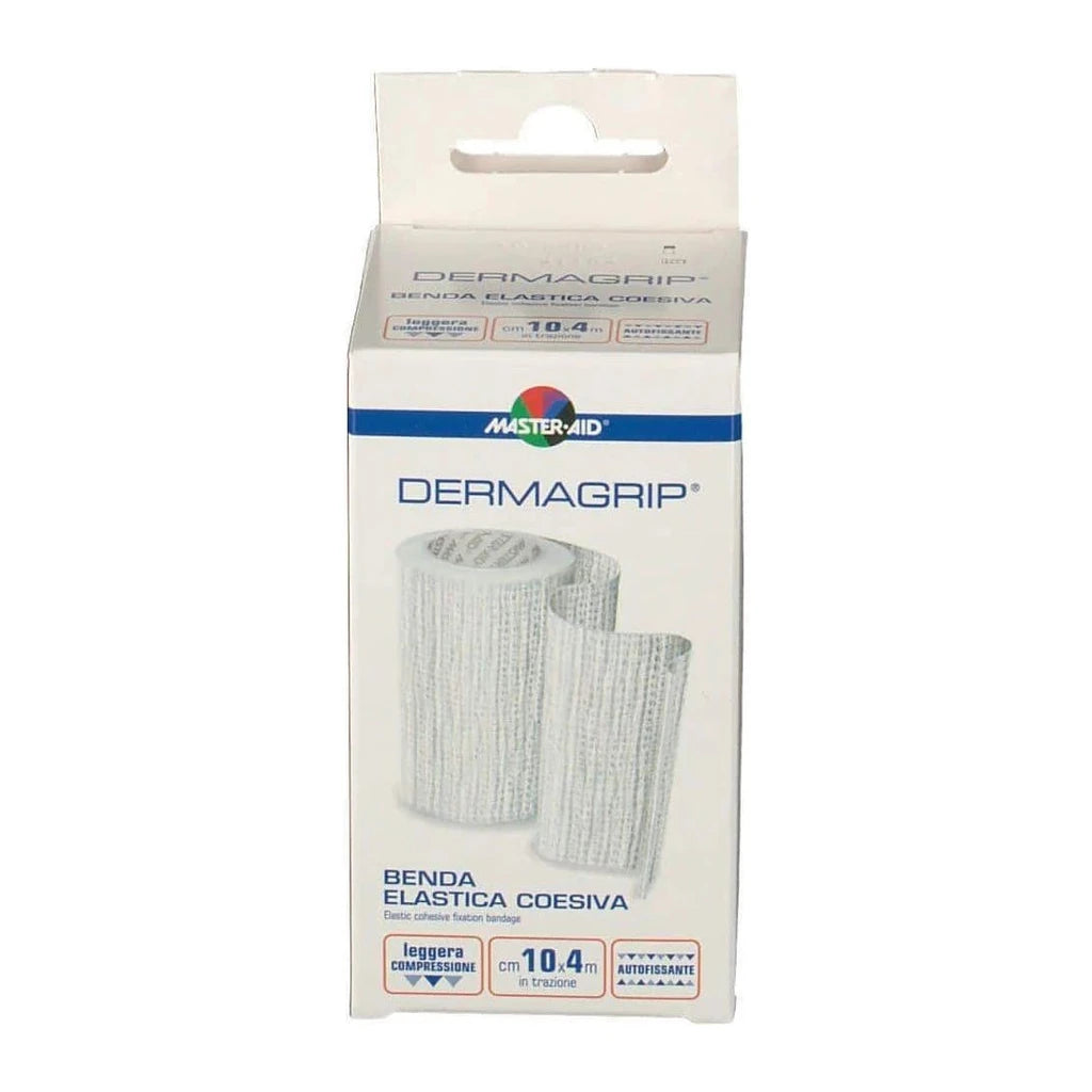 Master-Aid Dermagrip Elastic Cohesive Self-Fixing Bandage 10x4m | First Aid