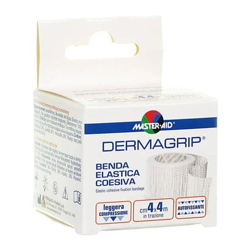 M-AID Dermagrip Elastic Cohesive Bandage 4x4m | Light Compression Fixation
