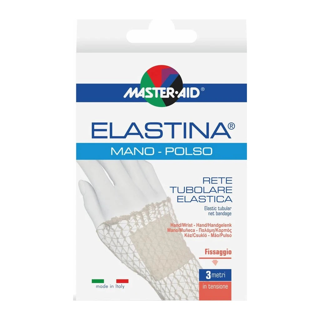 Master-Aid Elastina Hand Wrist Elastic Tubular Net Bandage | 3 Meters