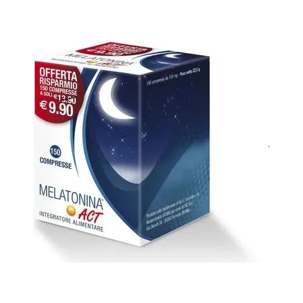 Melatonin ACT F&F Srl 150 Tablets | Natural Sleep & Relaxation