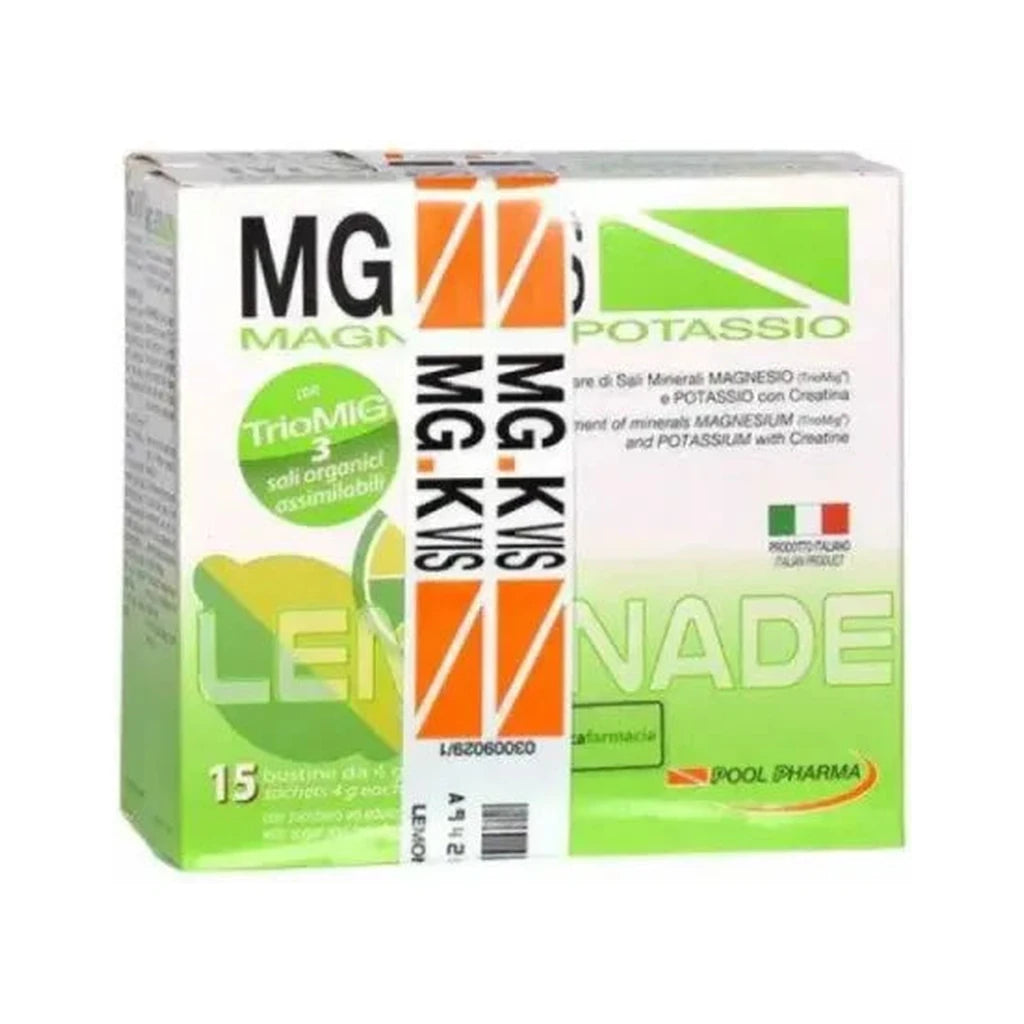 MG.K Vis Magnesio y Potassio Lemon 15 Saches