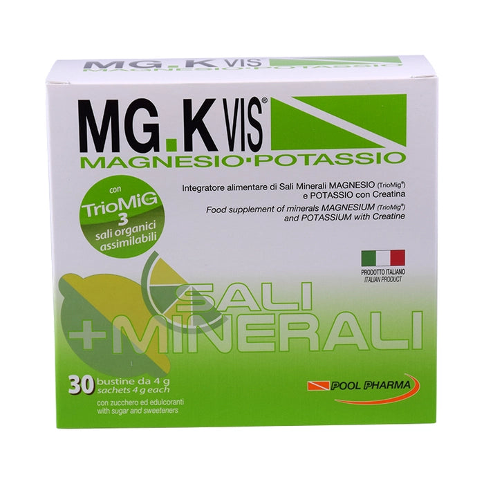 Mg.k vis magnesio and potassio lemon 30 sachets