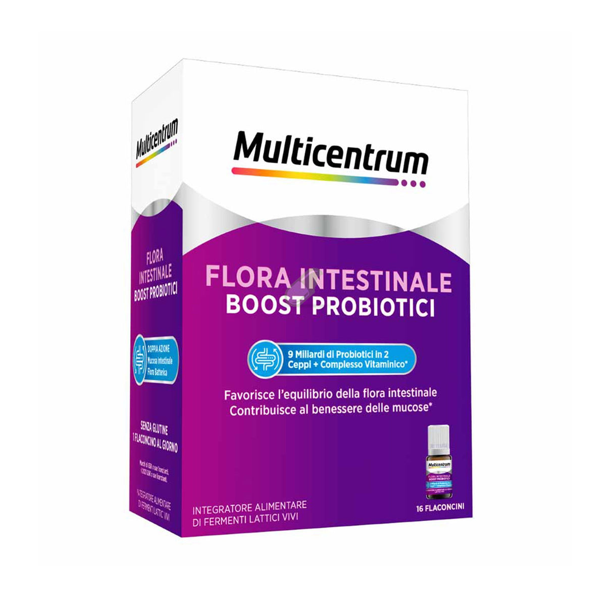 Multicentrum Intestinal Flora Boost Probiotics 16 bottles
