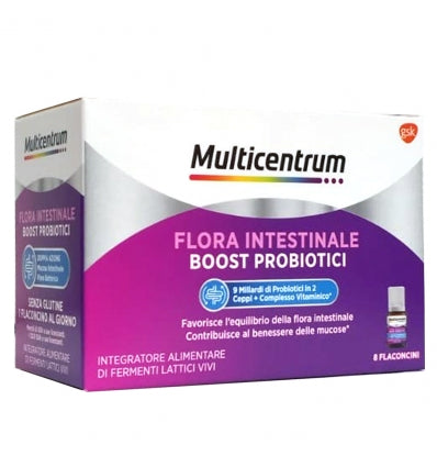 Flora intestinal multicentrum impulso de flora probiótica 8 botellas
