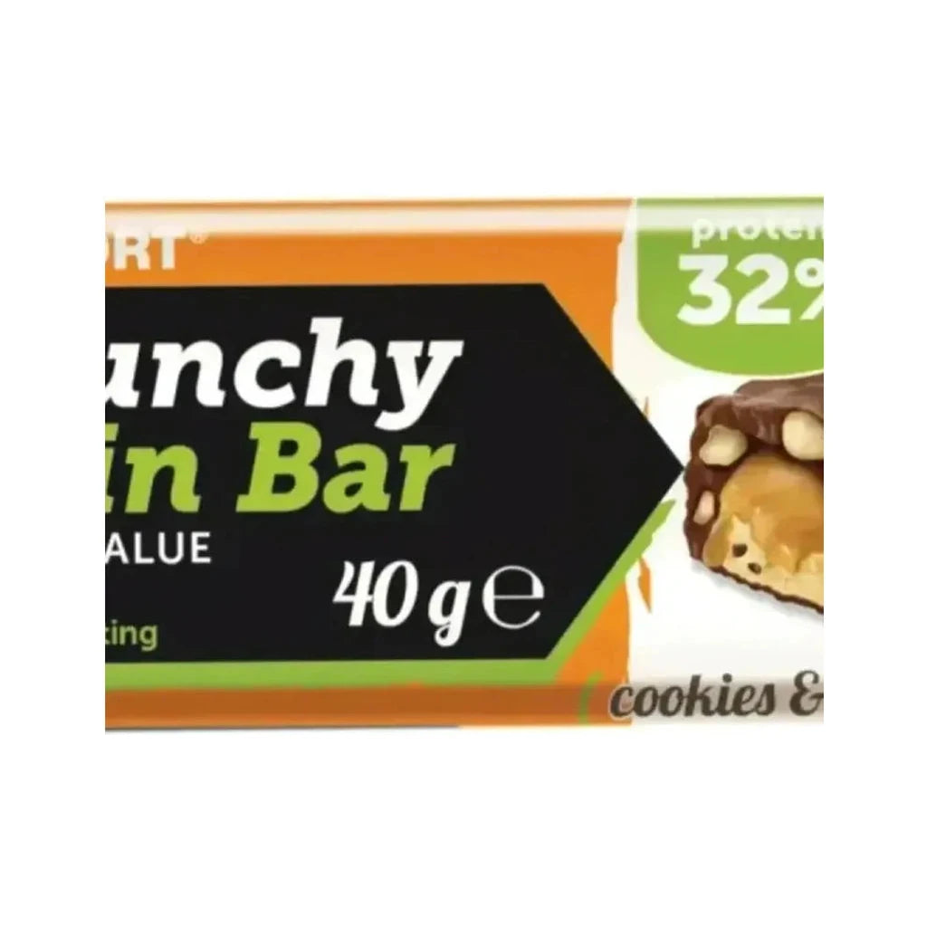 Genannt Sport Crunchy Proteinbarke Kekse E Creme Aroma 40g