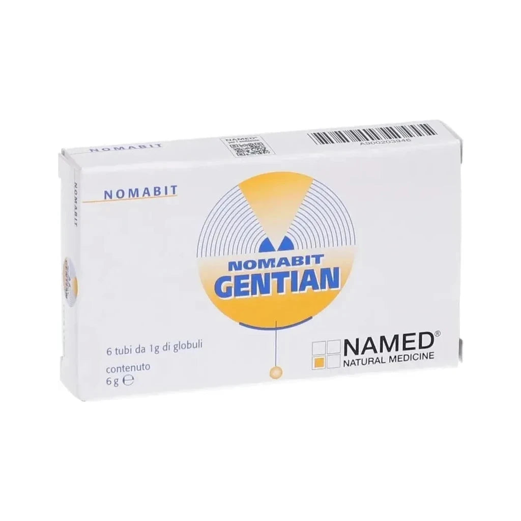 Nomabit Gentian Globules 6g - Natural Herbal Supplement for Wellness - Named Srl
