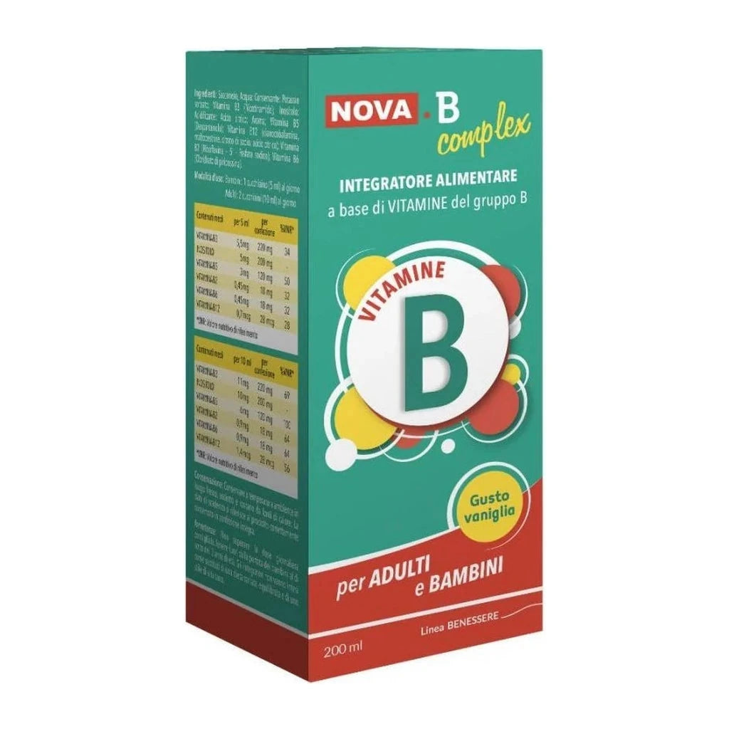 NOVA B Complex 200ml | Vitamin B Supplement for Adults & Children