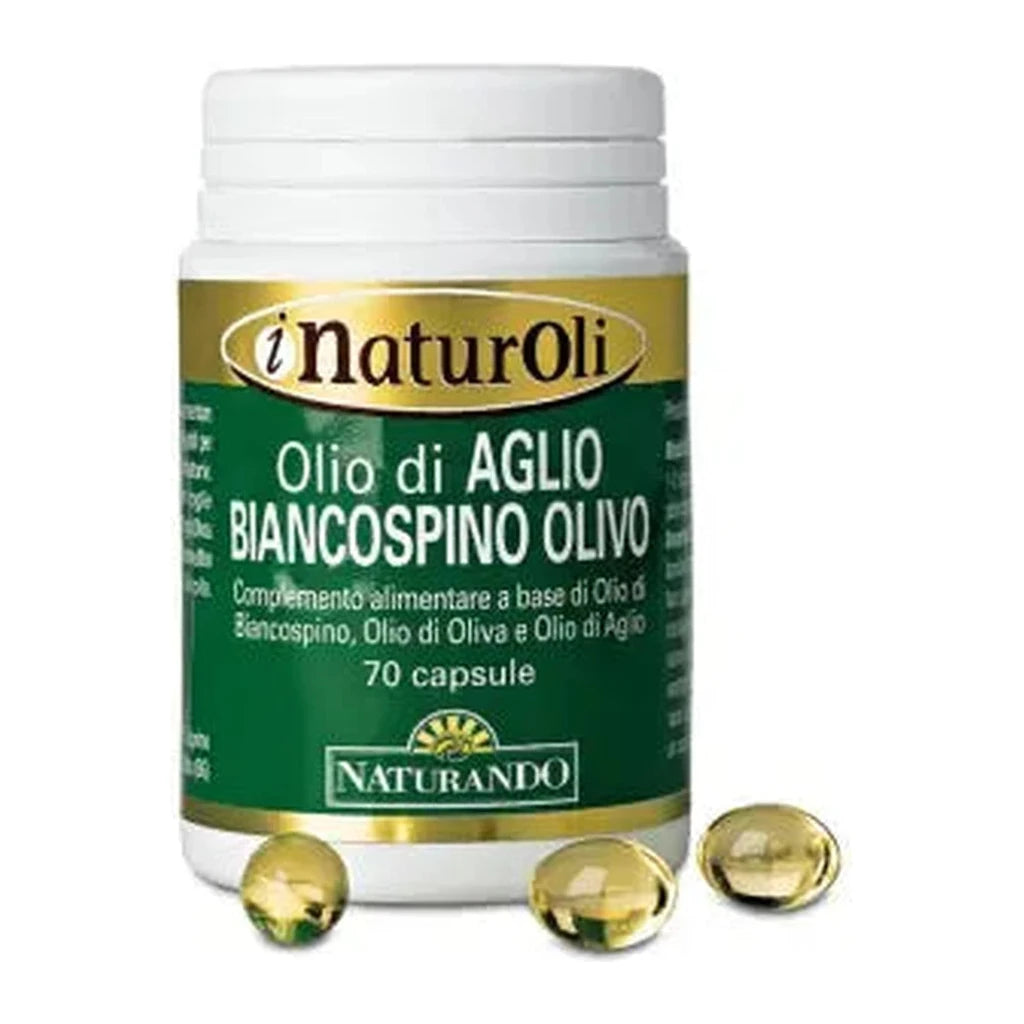 Olio Aglio Biancospino Olivo 70 Perle
